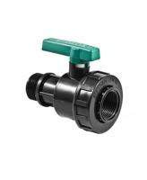 Кран шаровый из ПНД 3/4 ВРх3/4 НР