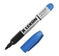 Маркер перманентный LEKON ECONOM синий