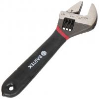 Ключ разводной с обрезин. ручкой и шкалой BARTEX 150мм