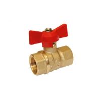 Кран шаровый газовый 3/4 бабочка г/г Бологое