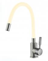 Смеситель для кухни FEINISE B49133E-24 с гибким бежевым изливом  