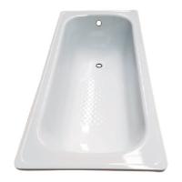 Ванна стальная LIGEYA 1700*700*390 с рантом и антискользящим покрытием