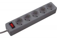 Сетевой фильтр 5 гнезд 3.0 метра 2,2 кВт КОСМОС