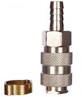 Переходник RAPID (муфта) елочка 10мм с обжимным кольцом FUBAG