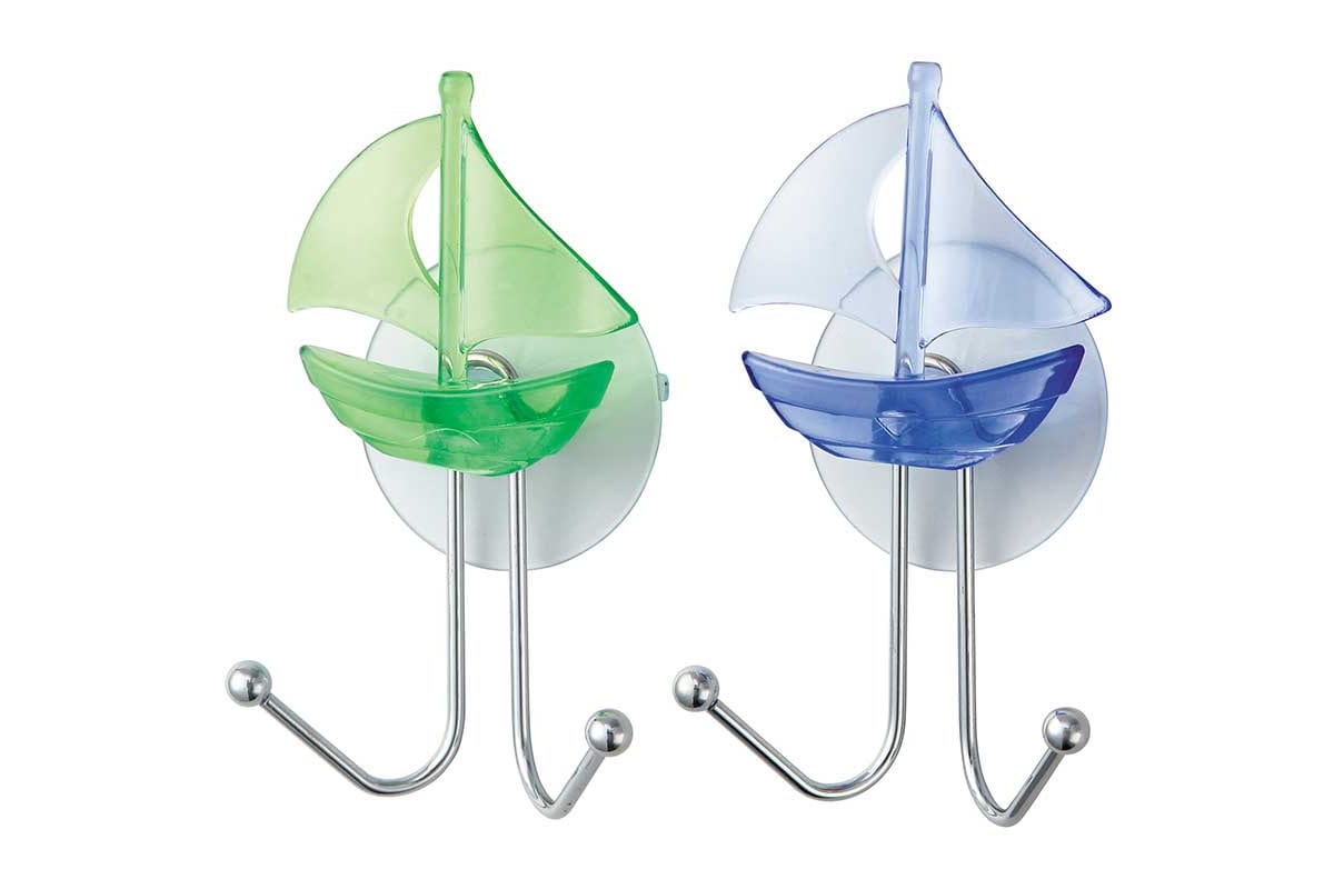 Крючок двойной на присоске "Рыжий кот" ПАРУС W2533