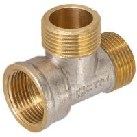 Тройник латунный Ф1 г/ш/ш