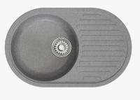Мойка врезная V11 СТАРК глянец овал с крылом 710*450 глуб 180мм