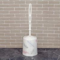 Ерш для унитаза с подставкой "ПЕРЬЯ" VIOLET