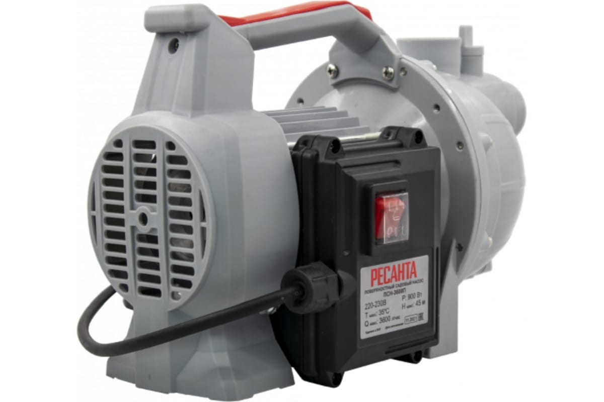 Насос поверхностный РЕСАНТА ПСН-3600П (900Вт 60л/мин)