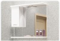 Зеркало MDW ЭРИКА 80 левое с подсветкой