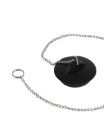 Пробка для ванной с цепочкой РЫЖИЙ КОТ эконом