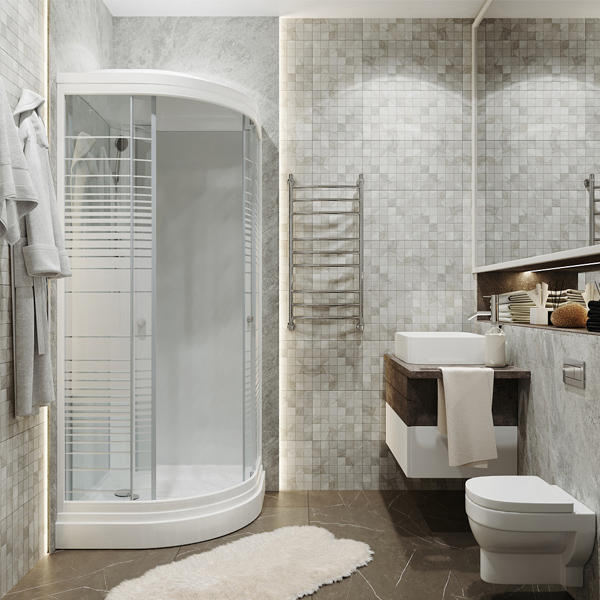 Душевая кабина 90*90 см низкий поддон "Тритон" Полосы Душевая кабина 90*90 см низкий поддон "Тритон" Полосы