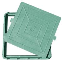 Люк полимерный квадратный 67х67 1,5 т