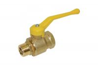 Кран шаровый газовый 1 рычаг г/ш Бологое