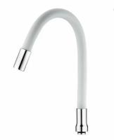 Излив гибкий для кухонного смесителя ZEGOR WKC-057KW белый