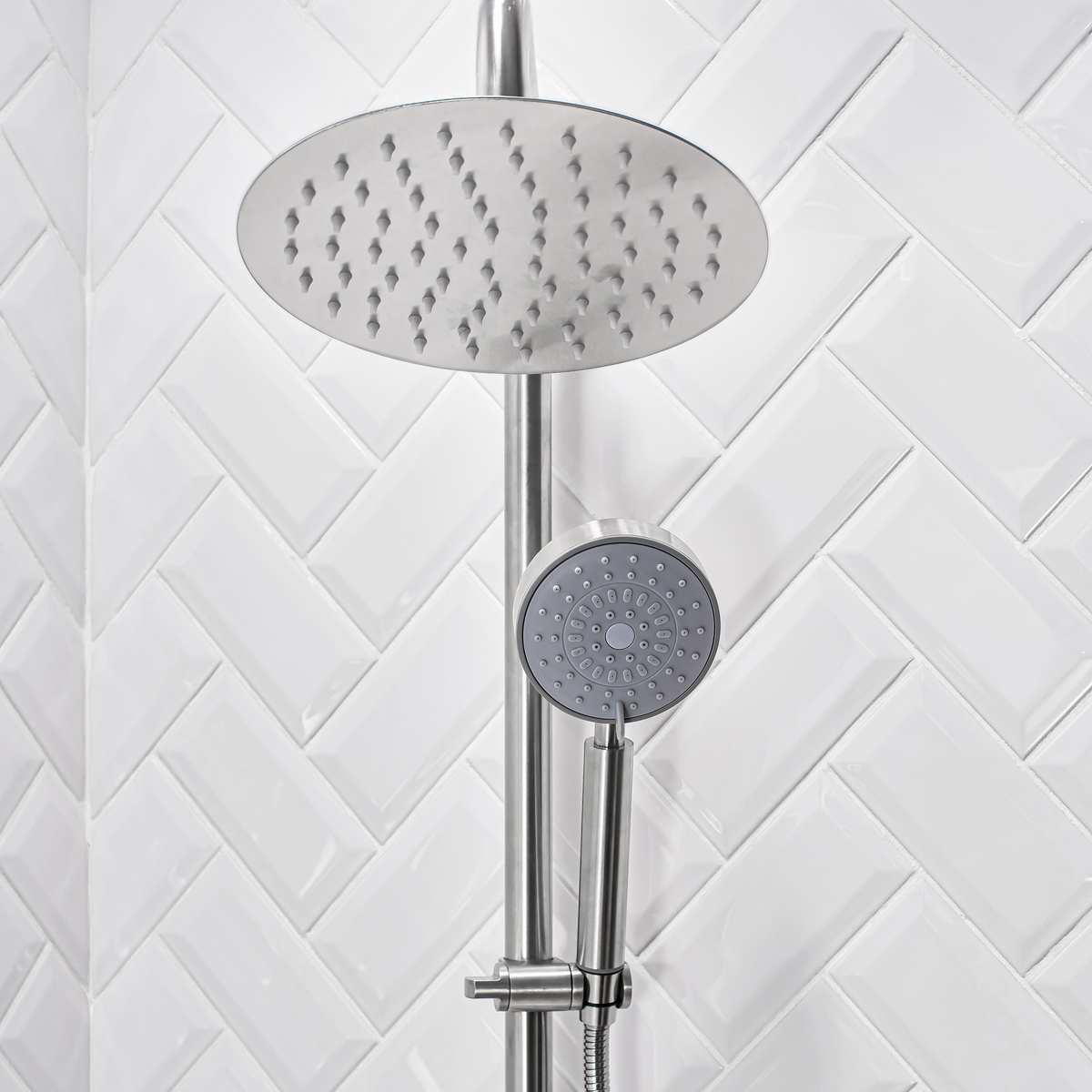 Смеситель для ванны РМС SUS124-009DK-1 с душевой стойкой 