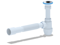 Сифон для умывальника 1 1/4*32 АниПласт BМ1016 с гофрой 