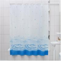 Шторка для ванной 180*180cм Y4-111179 молочная матовая