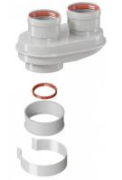 Адаптер с 60/100 на 80/80 универсальный VA80-80B-1/VA80-80T-01