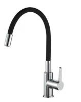 Смеситель для кухни YINDAF Y49155R1-8  гибкий черный излив