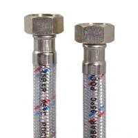 Подводка для воды LUX нерж. в силиконе 1,2 г/г