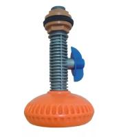 Лейка для летнего душа с краном и врезкой пластиковая