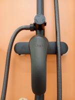 Смеситель для ванны с душевой стойкой DIST HS013QH графит