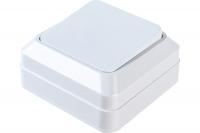 Выключатель накладной одинарный TDM 1801-0001