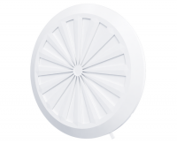 Решетка вентиляционная пластиковая регулируемая круглая Ф90-160 Эра 