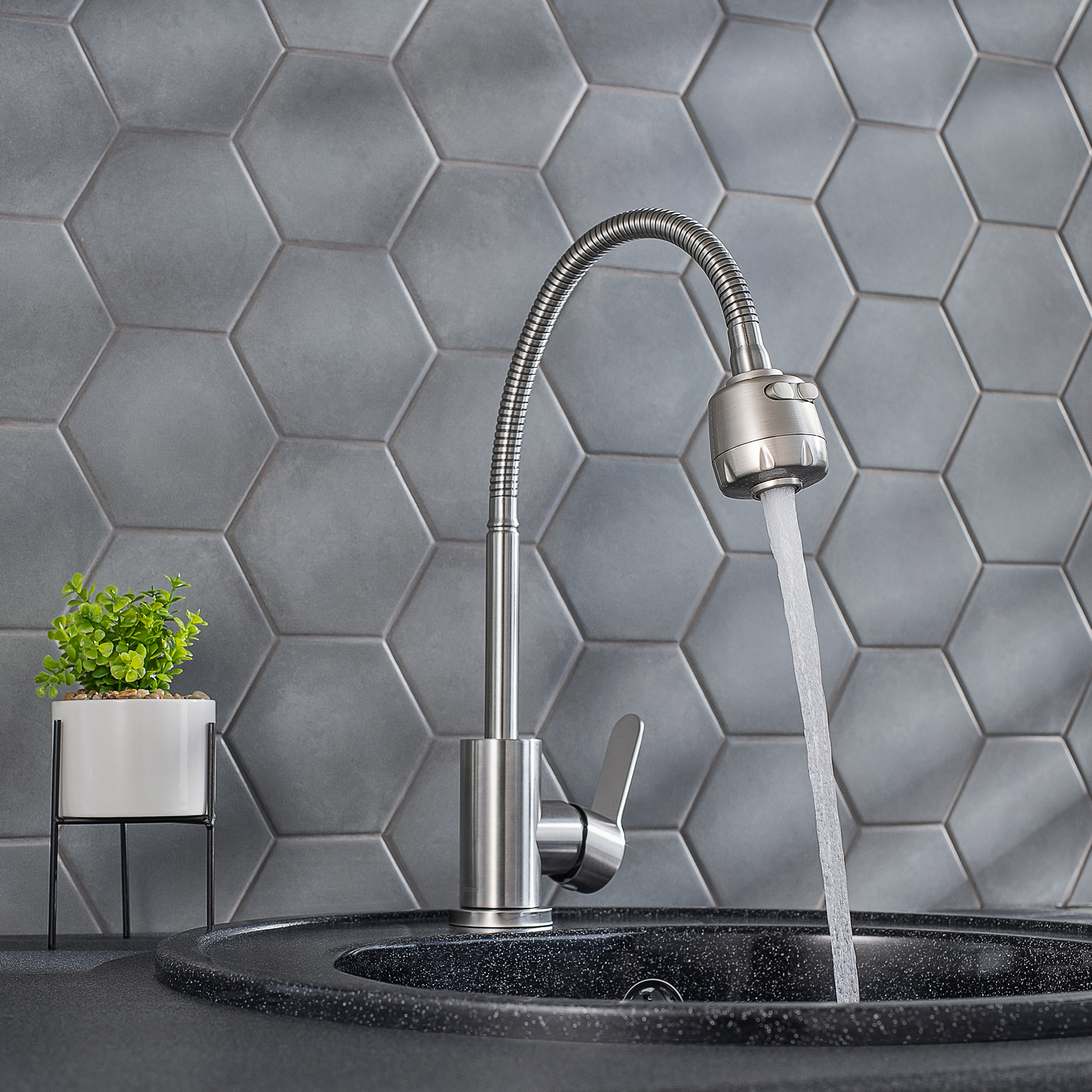 Смеситель для кухни РМС SUS124-016F 