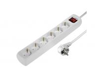 Сетевой фильтр 6 гнезд 2,0 метра 2,2 кВт ДИП-6