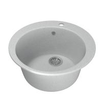 Мойка врезная V2 СТАРК глянец круглая 495*495 глуб 180мм