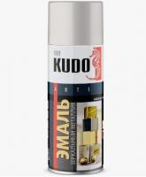 Эмаль аэрозоль KUDO-1033 универсальная зеркальный хром металлик 520 мл