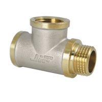 Тройник латунный Ф1/2  г/г/ш
