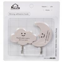 Крючки самоклеющиеся 2 шт. НООК Луна и туча
