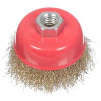 Щетка металлическая для УШМ чашка Ф75 BARTEX