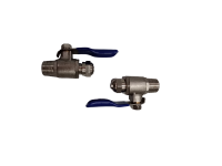 Кран для врезки 1/4НР 1/4 трубка металл