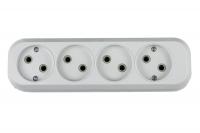Колодка 4 гнезда IN HOME 5040