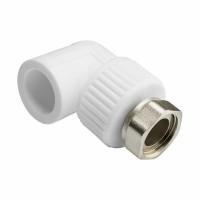 Полипропиленовый угол  с накидной гайкой 25*3/4 ВР