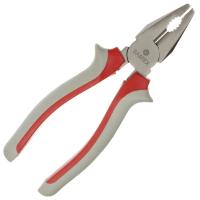 Пассатижи BARTEX профи 180мм двухкомп. ручки