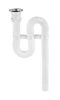 Сифон гофра VIR 30980132 с нержавеющей чашкой