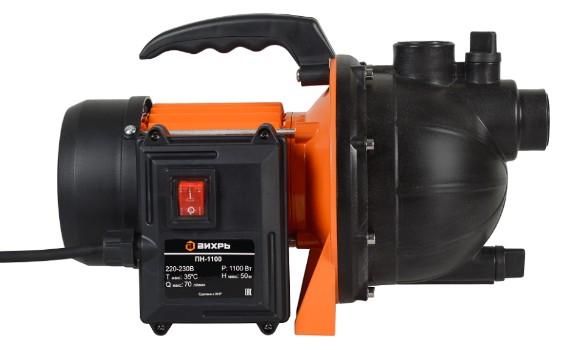 Насос поверхностный ВИХРЬ ПН-1100  1100Вт 70л/мин