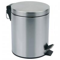 Ведро для мусора 5 л. круглое "Рыжий кот" нержавеющее
