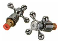 Комплект кран-букса 1/2 керамическая с маховиком 2шт