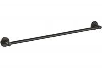 Держатель для полотенец одинарный HAIBA HB8701 60 см черный