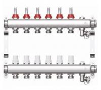 Коллекторная группа "1" STI 6 вых c расходомерами и воздухоотводчиками