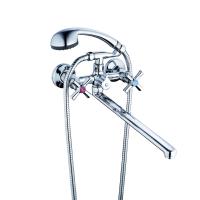 Смеситель для ванны G-lauf QMT7-B722 двухручковый