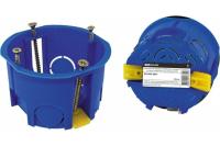 Подрозетник 68*45 стыковочные узлы TDM синий 