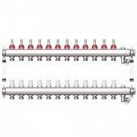 Коллекторная группа "1" STI 12 вых c расходомерами и воздухоотводчиками