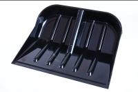 Лопата снеговая поликарбонат 446*357мм с черенком 40мм